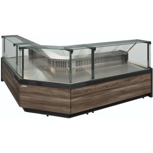 Витрина нейтральная Carboma GC111 N 1,25-1 (1008 (Темный дуб)) (газлифт, без боковин) - Изображение 4