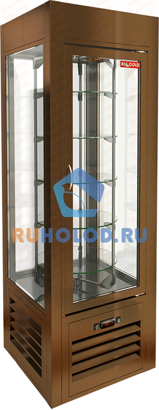 Витрина кондитерская HiCold VRC 350 R Sh Bronze