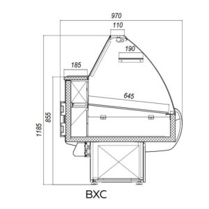 Витрина холодильная МХМ Таир ВХС-1,2 - Изображение 2