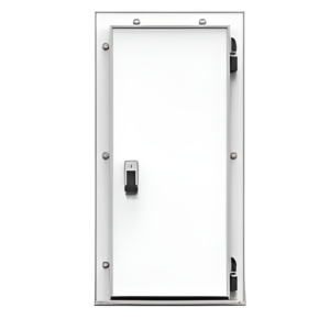 Дверь холодильная распашная одностворчатая НТ-РДО-900*2200/80 (с металлической рамой)