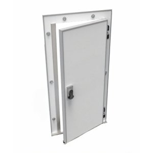 Дверь холодильная распашная одностворчатая НТ-РДО-1000*2200/80 (с металлической рамой) - Изображение 2