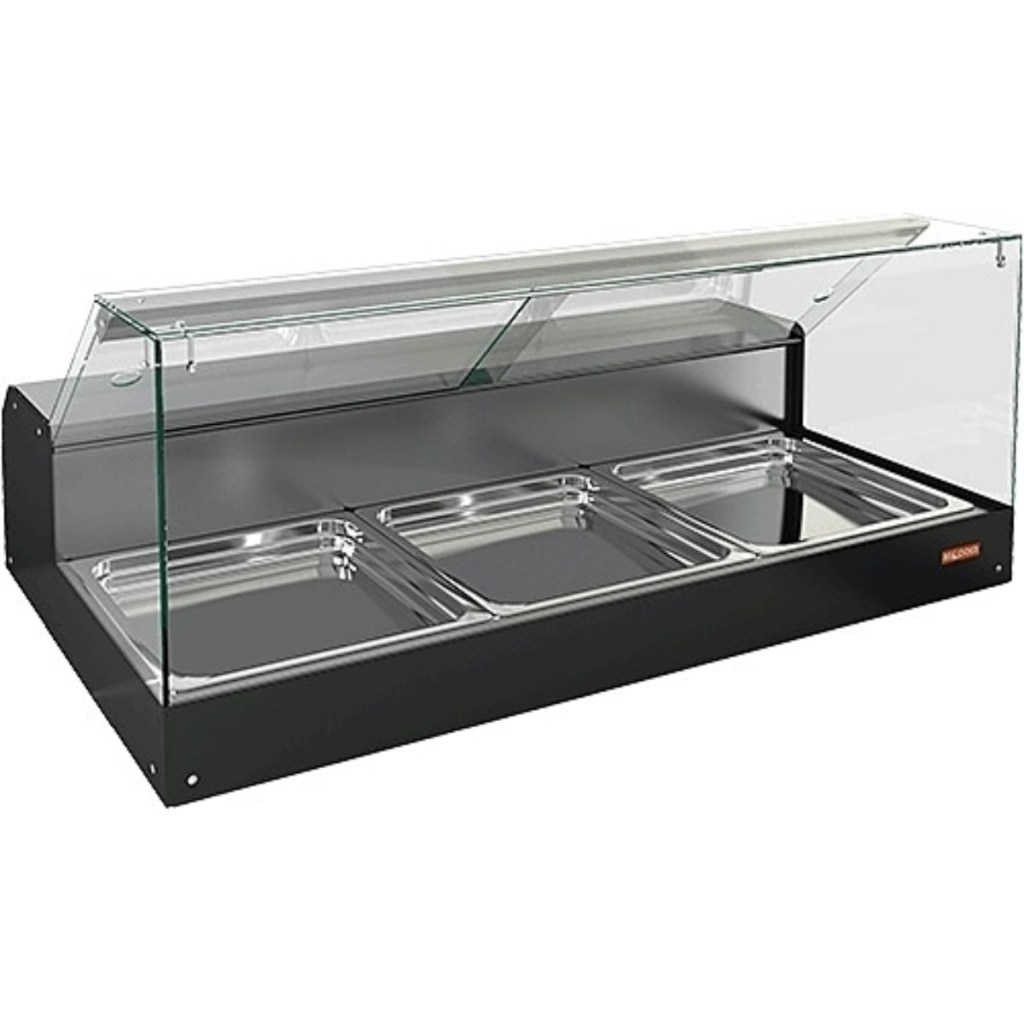 Витрина холодильная настольная HICOLD VRS 3 GN