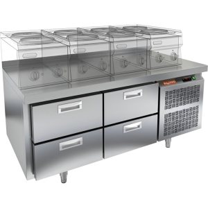 Стол охлаждаемый HiCold SN 22/TN LT М под тепловое оборудование