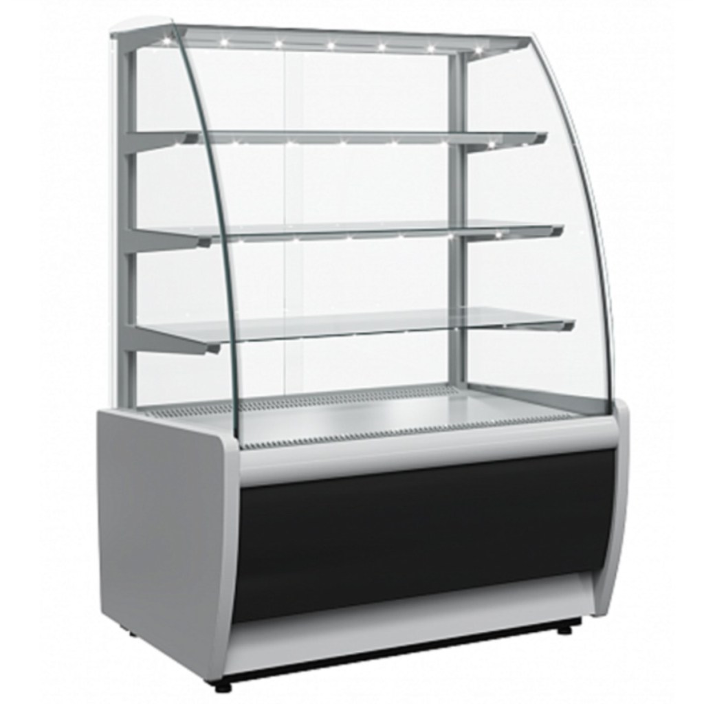 Витрина кондитерская Carboma K70 N 0,9-1 Light (0011-9005) (0,9 Carboma ТЕХНО) нейтральная