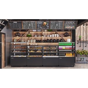 Витрина кондитерская Carboma KC84-130 VV 0,9-1 (9005) - Изображение 7