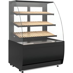 Витрина кондитерская Carboma K70 N 1,3-1 Light (версия 2.0) (9005) нейтральная  