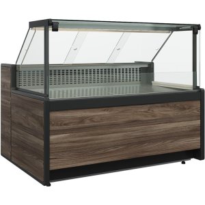 Витрина нейтральная Carboma GC111 N 1,5-1 (1008 (Темный дуб)) (без боковин)