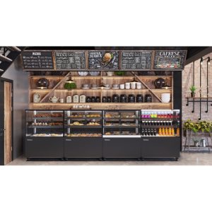 Витрина кондитерская Carboma KC84-150 VV 0,9-1 (9005) - Изображение 4