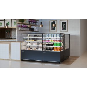 Витрина кондитерская Carboma KC84-150 VV 1,2-1 (9005) - Изображение 7